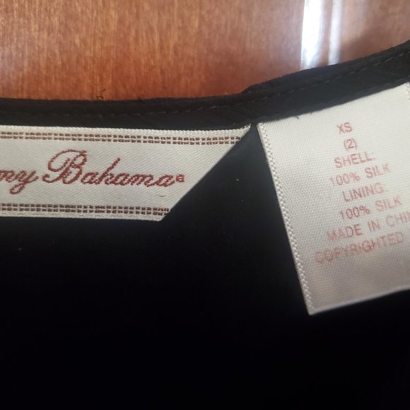 Tommy bahama beaded black tank top - Picture 4 of 6